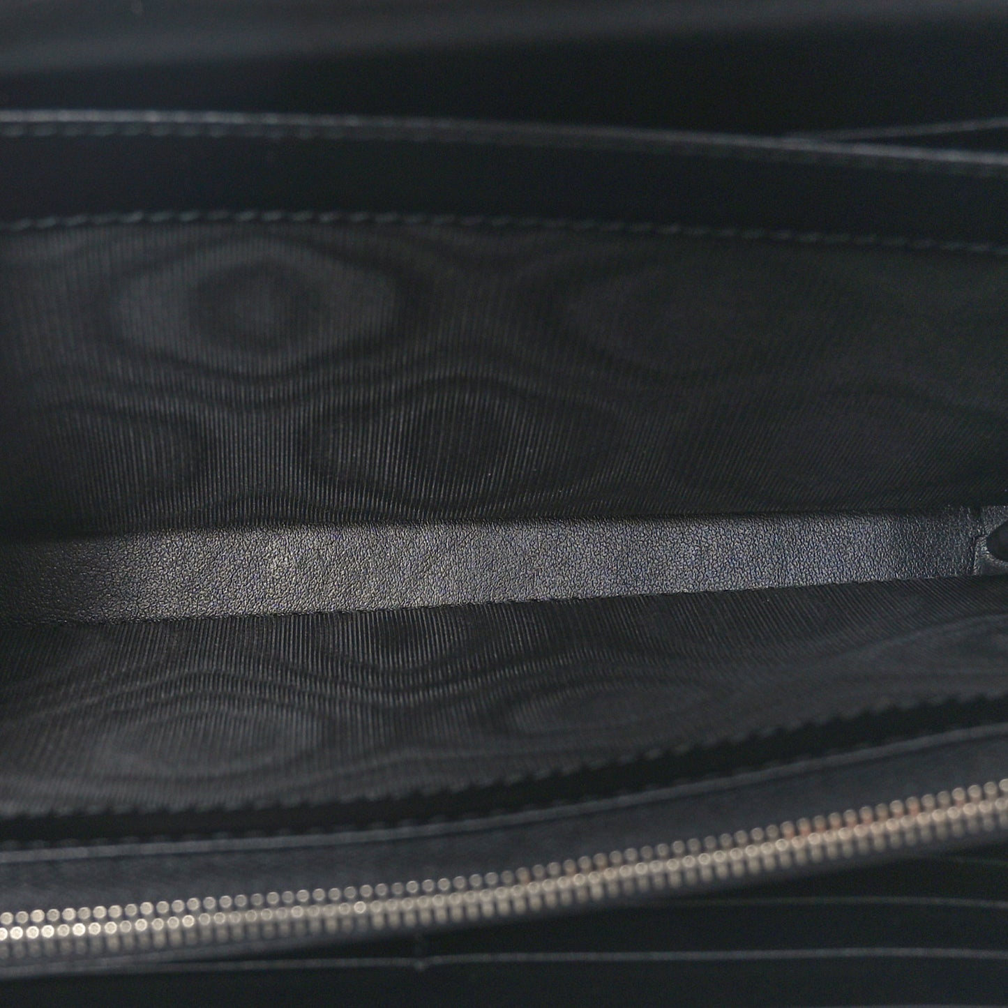 Calfskin Matelasse Aria GG Marmont Chain Wallet Black