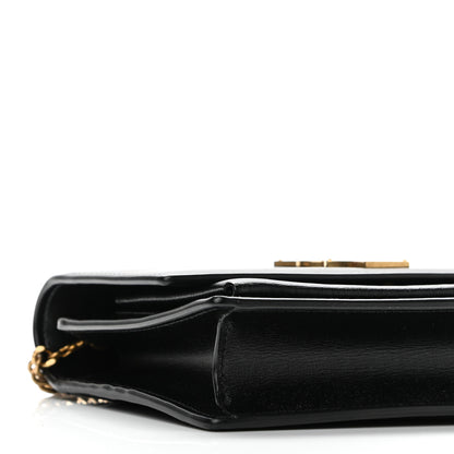 Saint Laurent Calfskin Monogram Sunset Chain Wallet Black 7 of 9