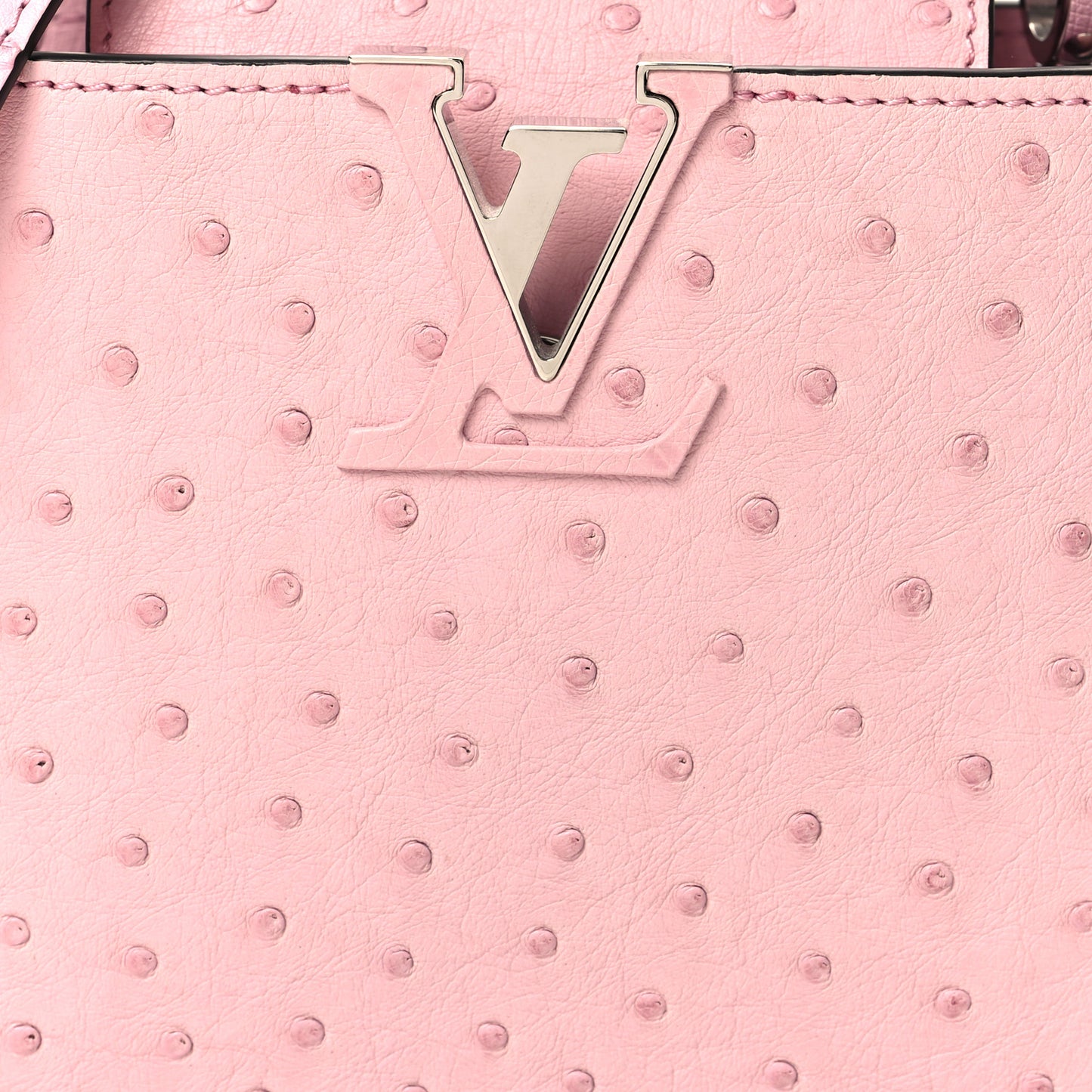 Ostrich Capucines Mini Pink