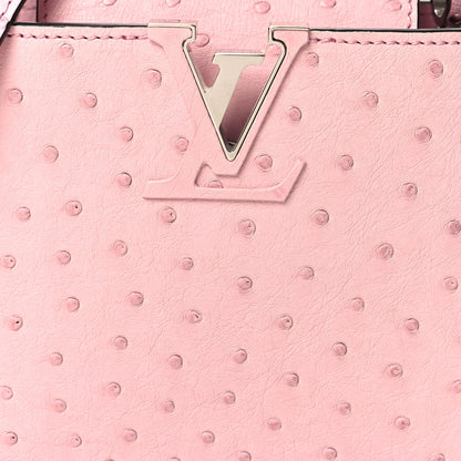 Louis Vuitton Ostrich Capucines Mini Pink 7 of 10