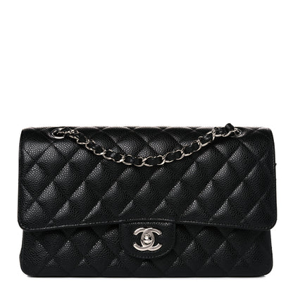 Chanel Caviar Quilted Medium Double Flap Black 1 of 10