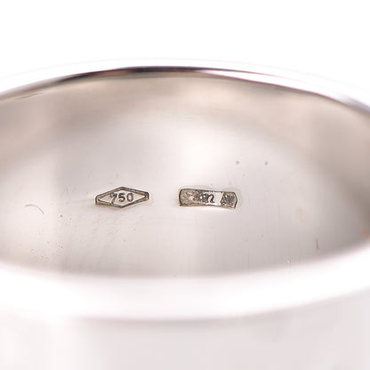 Gucci 18K White Gold 9mm Icon Band Ring 50.6 5.5 3 of 5