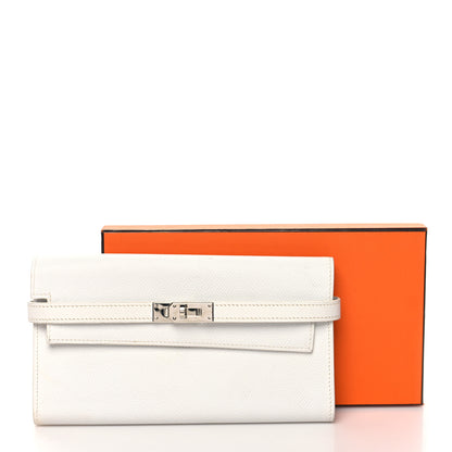 Hermes Epsom Kelly Longue Wallet White 13 of 13