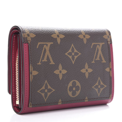 Louis Vuitton Monogram Flore Compact Wallet Fuchsia 2 of 7