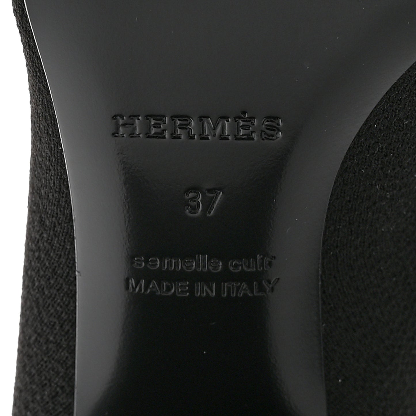 Knit Calfskin Fontaine 60 Boots 37 Black