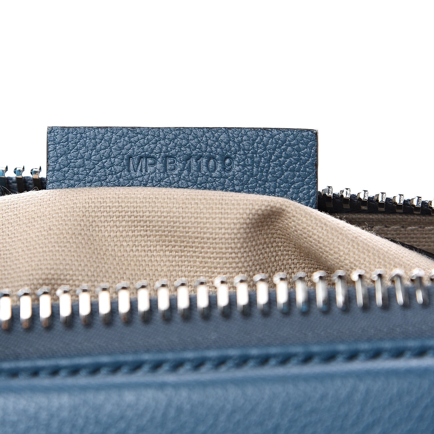 Sugar Goatskin Small Antigona Oil Blue