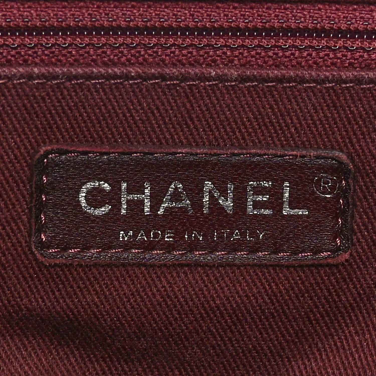 Chanel Woven Canvas Large Easy Shopping Tote Black White 6 of 10