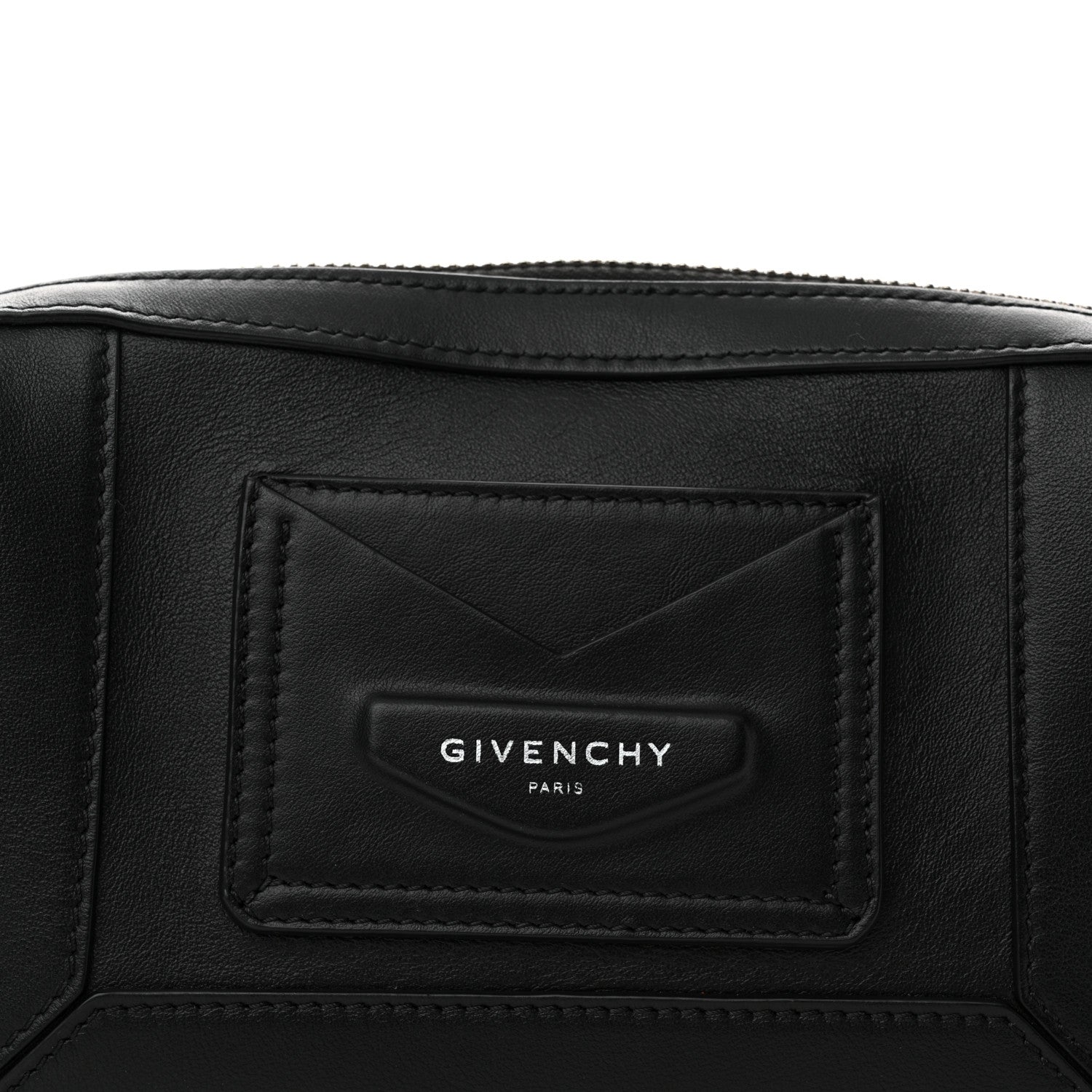Givenchy Calfskin Logo Belt Bum Bag Hip Pouch Black 7 of 9