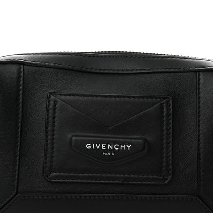 Givenchy Calfskin Logo Belt Bum Bag Hip Pouch Black 7 of 9