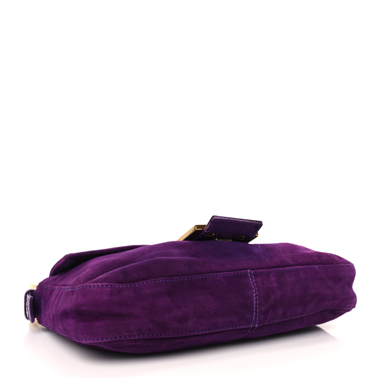 Fendi Suede Baguette Purple 4 of 11