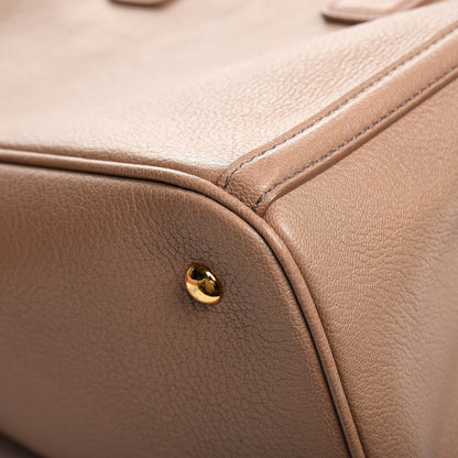Miu Miu Goatskin Madras Top Handle Tote Cammeo 14 of 14