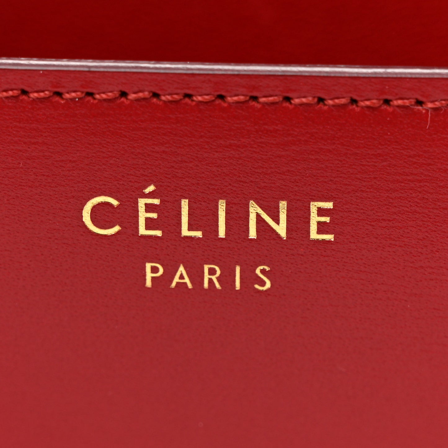 Box Calfskin Medium Classic Box Flap Bag Red