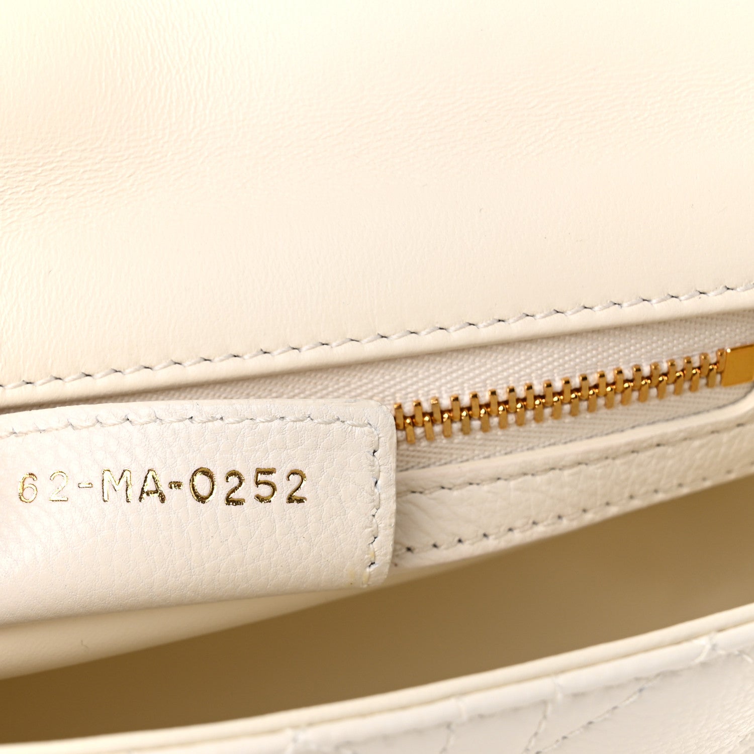 Christian Dior Calfskin Cannage Small Caro Bag Ivory 6 of 10