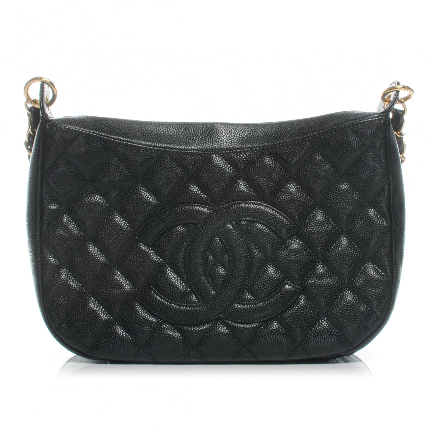 Chanel Caviar Quilted Hobo Bag Black 1 of 7