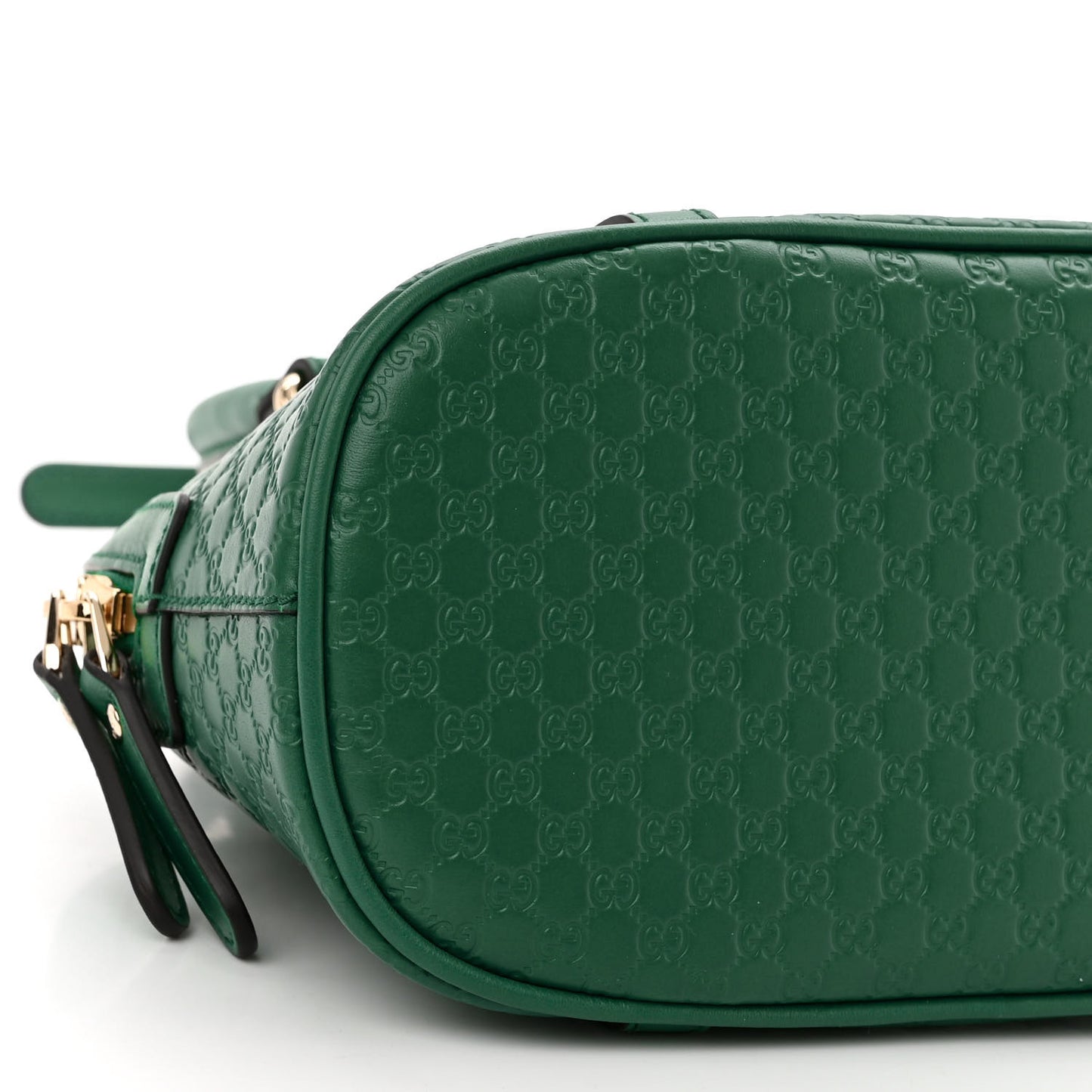 Soft Microguccissima Mini Dome Bag Emerald