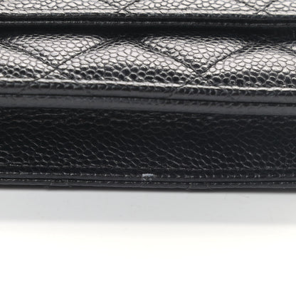 Chanel Caviar Quilted Wallet On Chain WOC Black 7 of 7