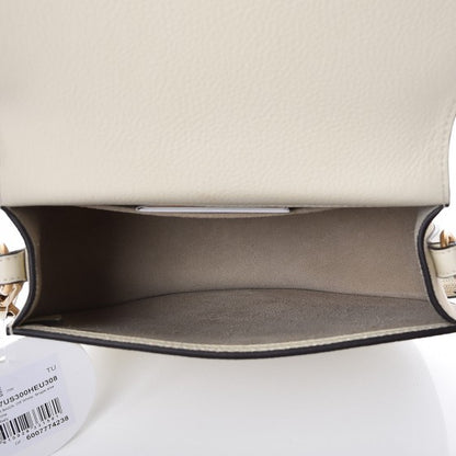 Chloe Calfskin Suede Medium Nile Bracelet Bag Off White 5 of 6