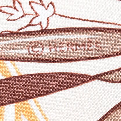 Hermes Silk Le Jardin Des Coptes Scarf 90 7 of 8