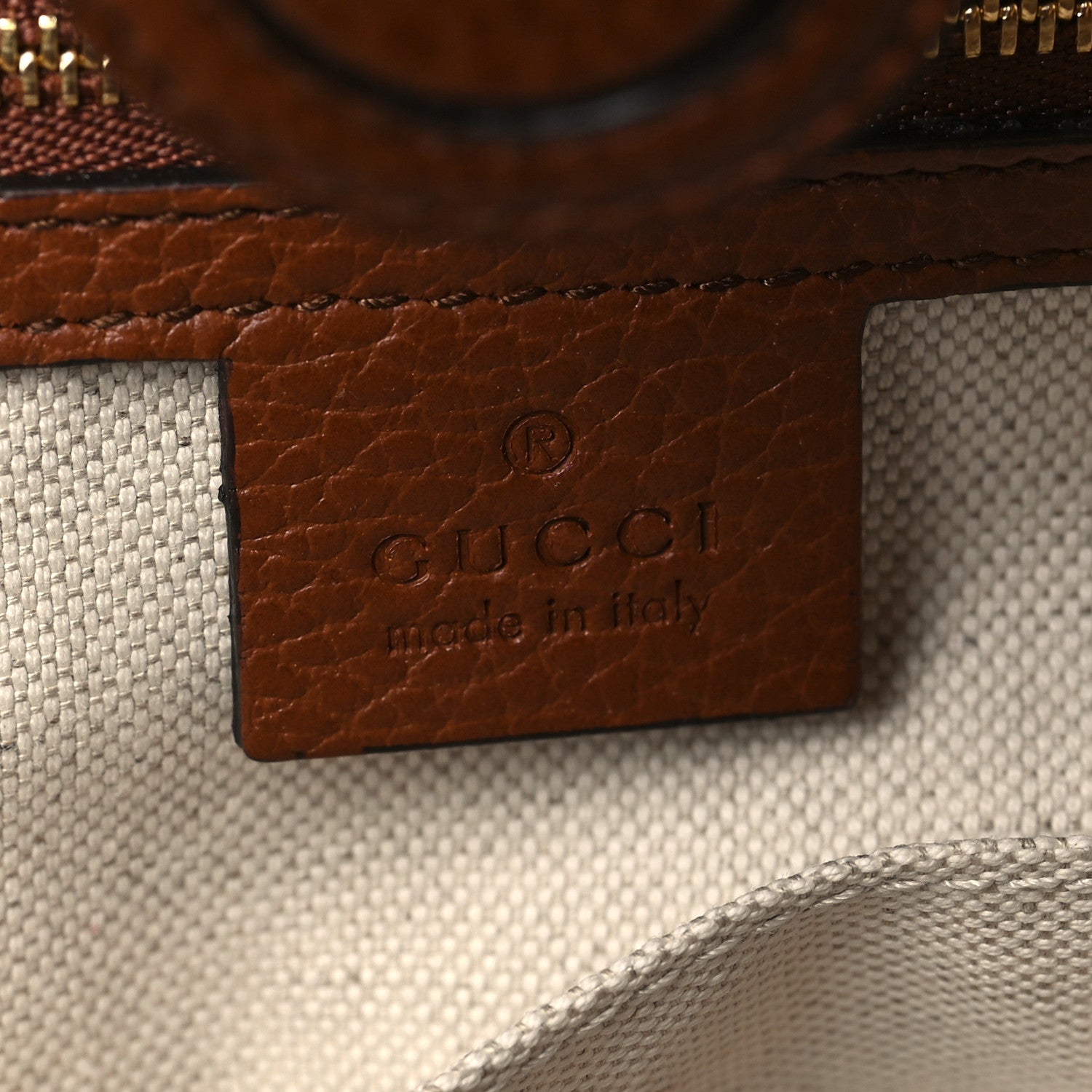 Gucci New Denim GG Monogram Medium Ophidia Shopping Tote Blue Tea Cuir 6 of 9