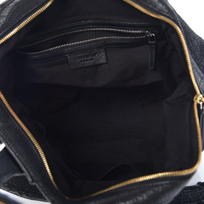 Givenchy Pebbled Lambskin Zip Animation Medium Nightingale Black 6 of 14