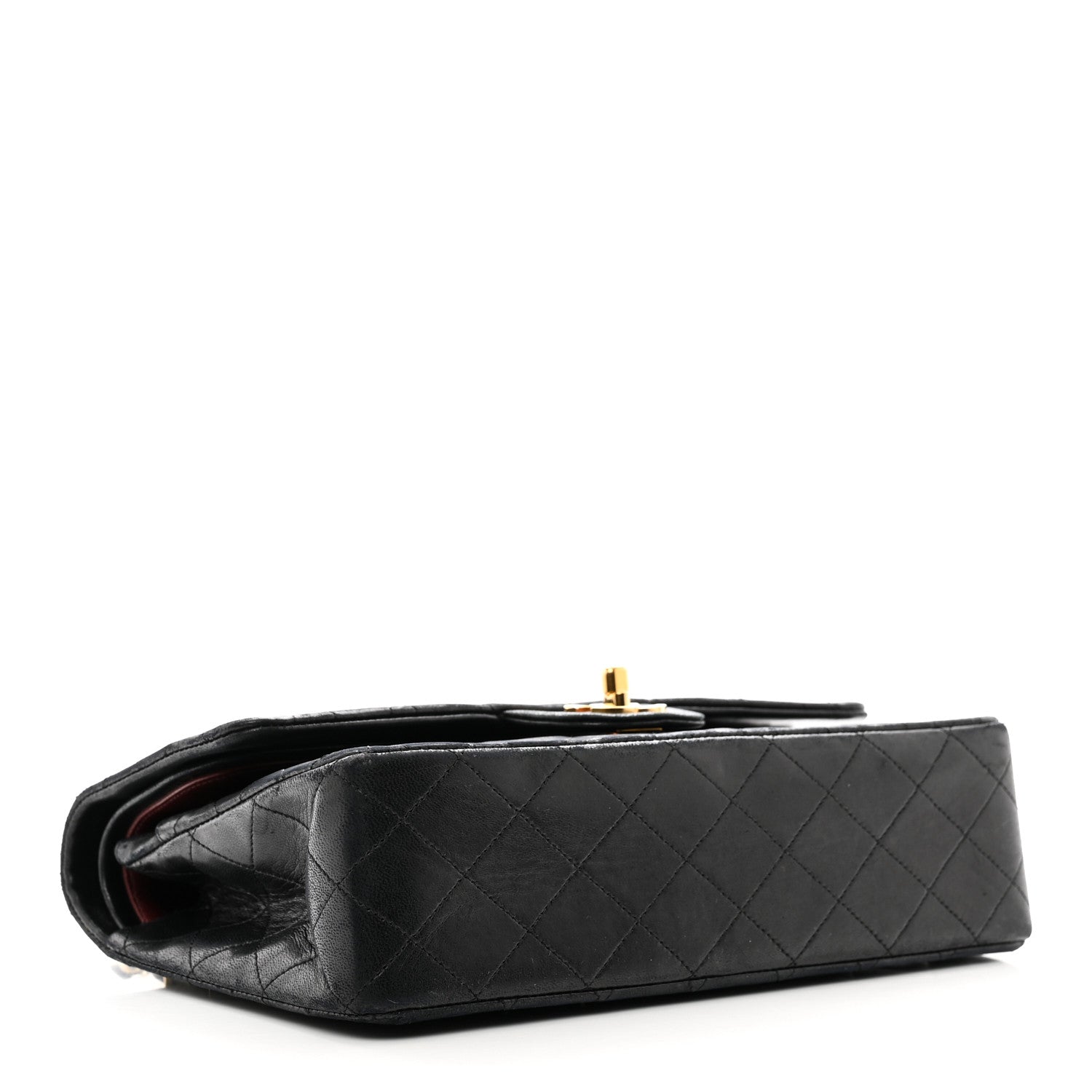 Chanel Lambskin Quilted Medium Double Flap Black 4 of 15