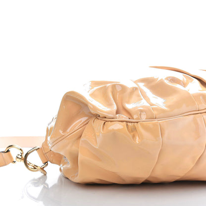 Gucci Patent Medium Hysteria Top Handle Bag Beige 6 of 14