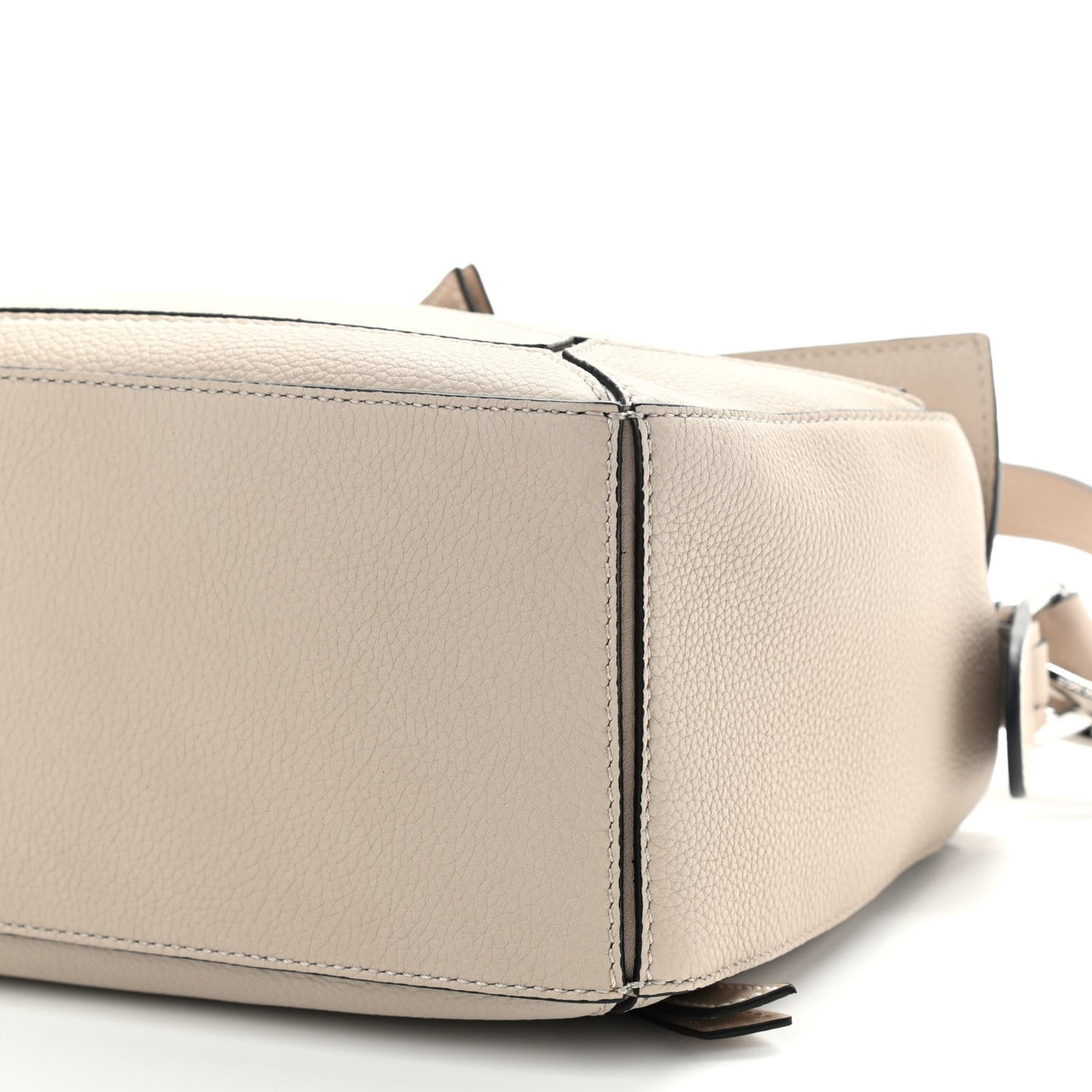Calfskin Small Puzzle Bag Light Oat