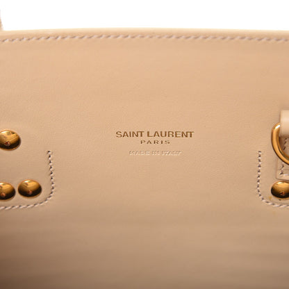 Saint Laurent Calfskin Crocodile Embossed Baby Sac De Jour Nude 6 of 8