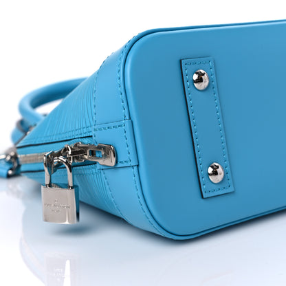 Louis Vuitton Epi Jacquard Alma BB Turquoise 6 of 7