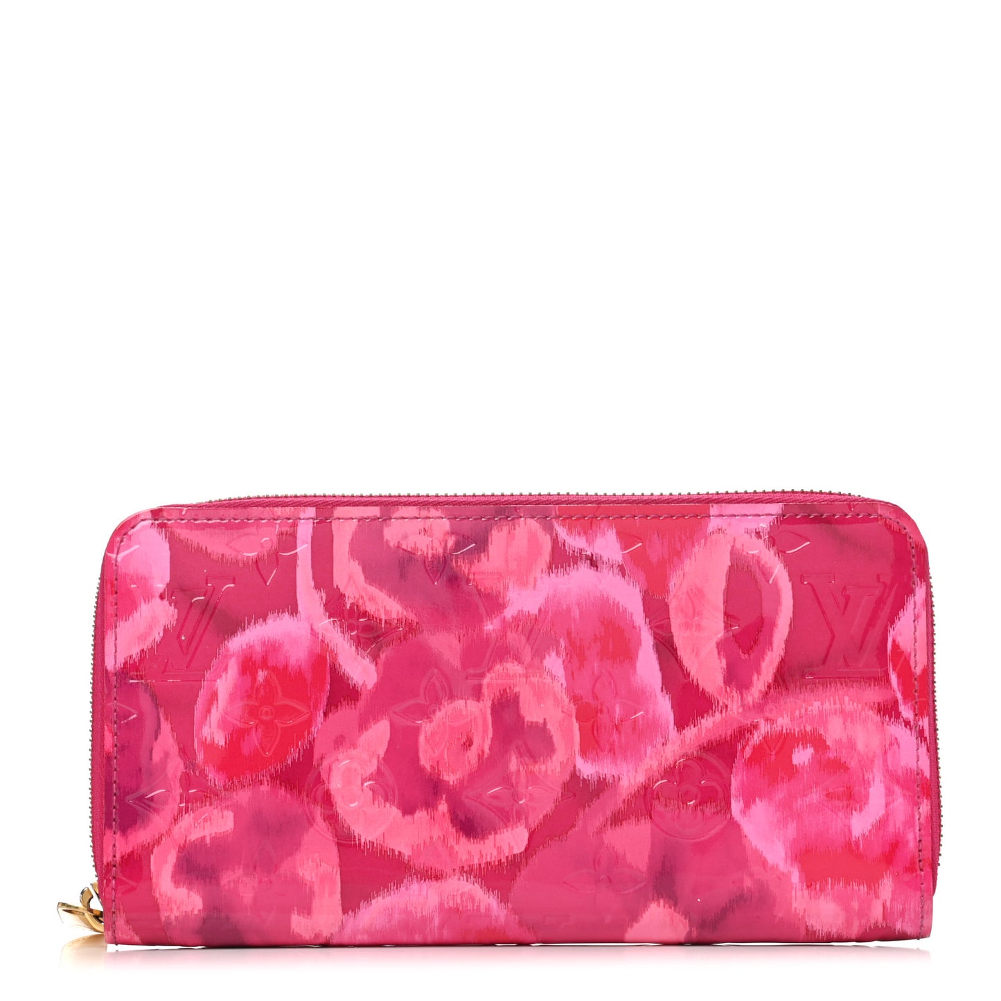 Vernis Ikat Zippy Wallet Rose Indien