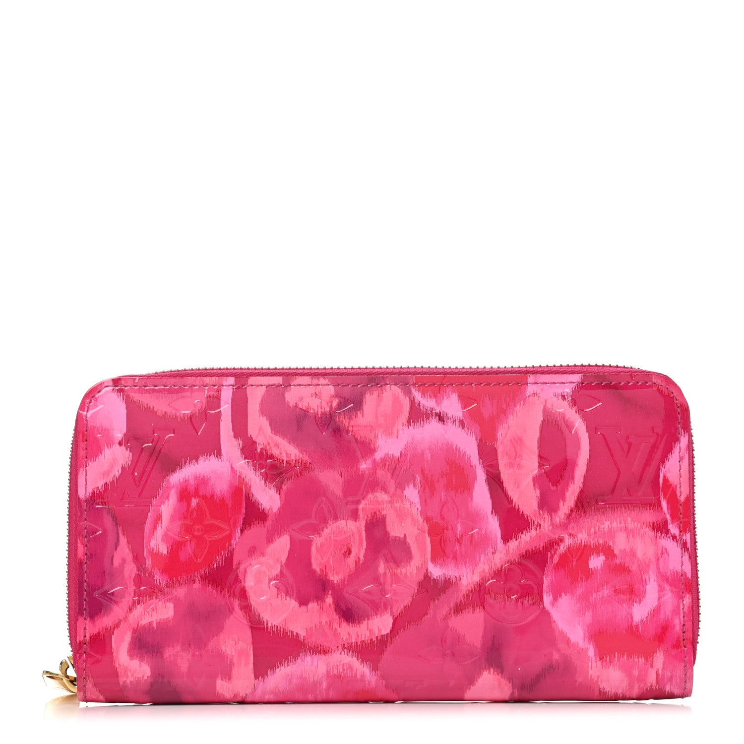 Louis Vuitton Vernis Ikat Zippy Wallet Rose Indien 1 of 7