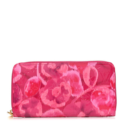 Louis Vuitton Vernis Ikat Zippy Wallet Rose Indien 1 of 7