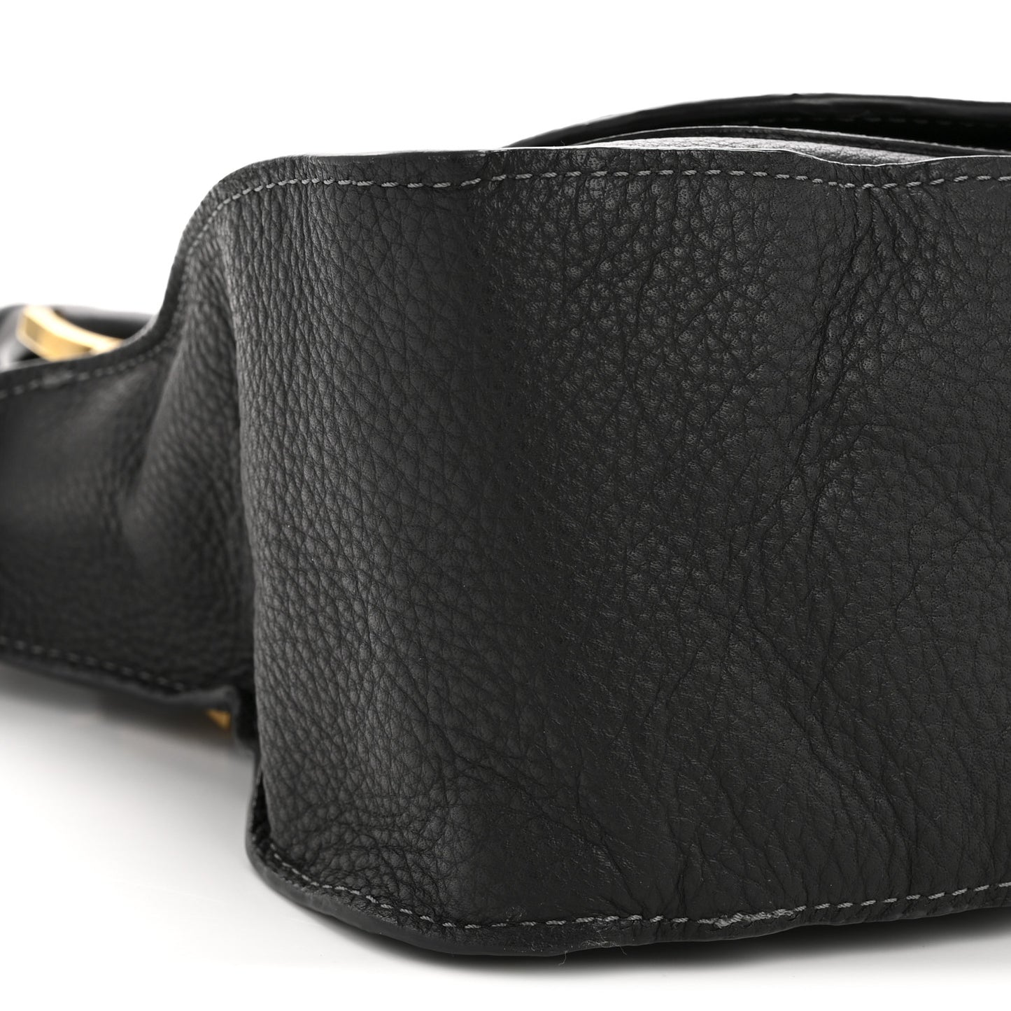 Calfskin Medium Marcie Satchel Black