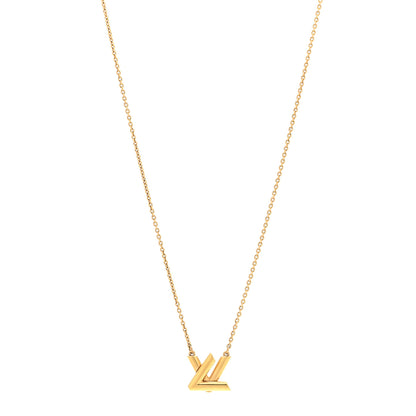 Louis Vuitton Metal GO-14 Necklace Gold 1 of 7