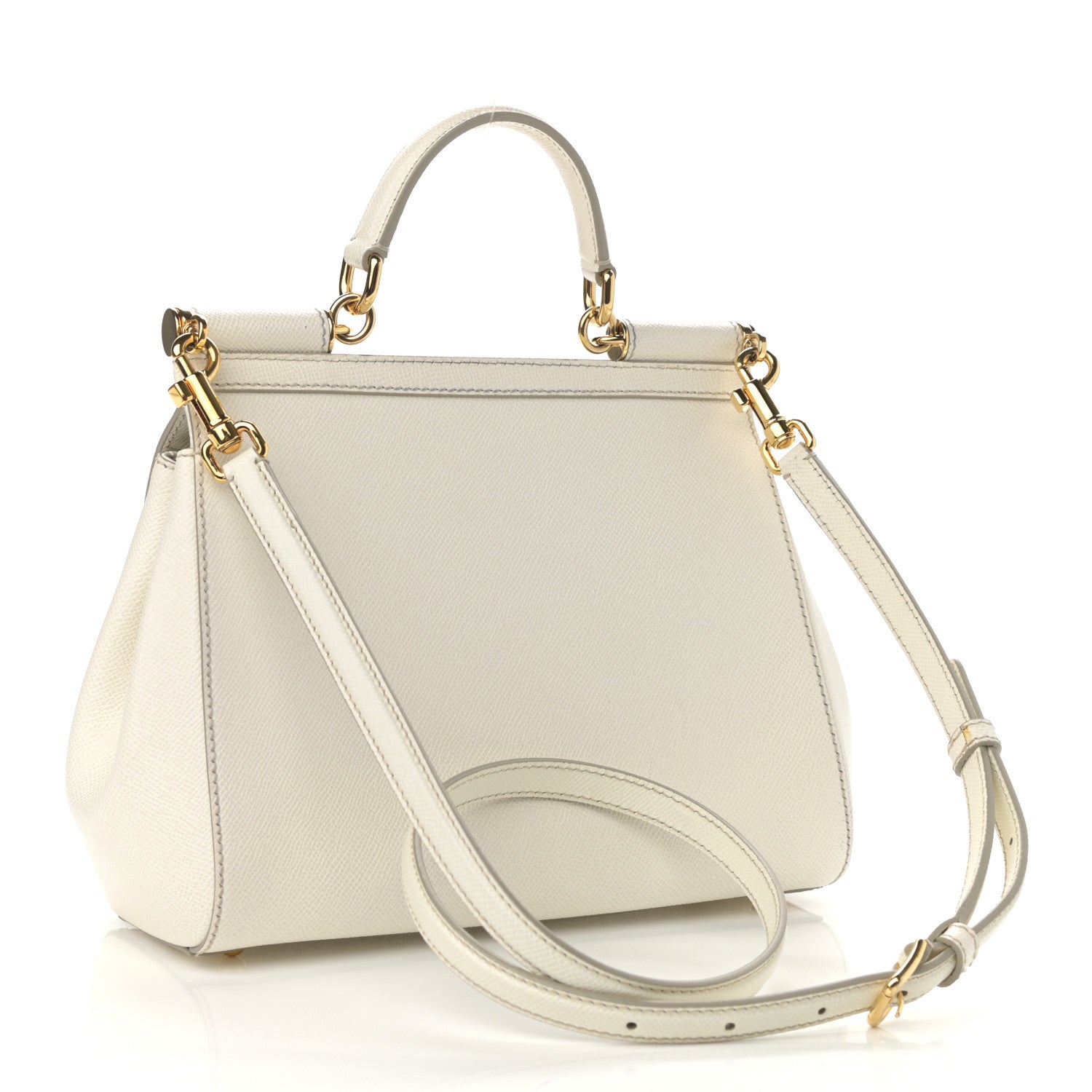 Dolce & Gabbana Dauphine Medium Miss Sicily Satchel White 3 of 10