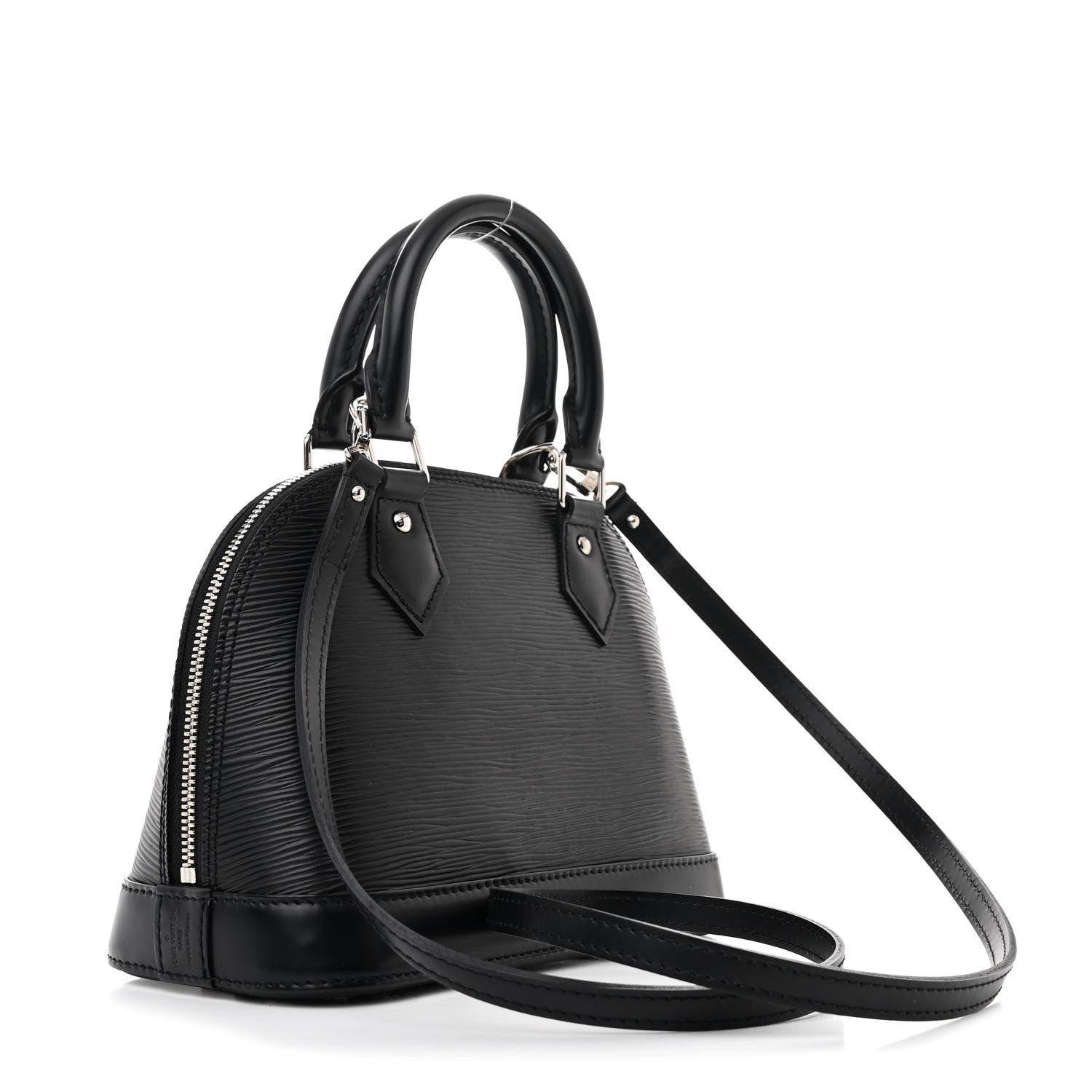 Louis Vuitton Epi Alma BB Black 3 of 10