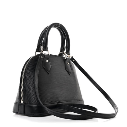 Louis Vuitton Epi Alma BB Black 3 of 10