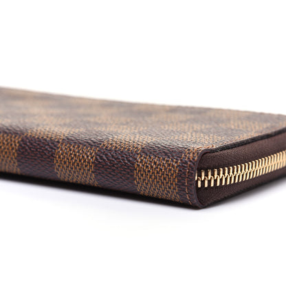 Louis Vuitton Damier Ebene Clemence Wallet Cherry 7 of 9