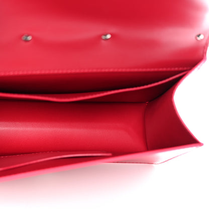 Alexander McQueen Calfskin Small Slash Bag Fuscia Lipstick 4 of 13