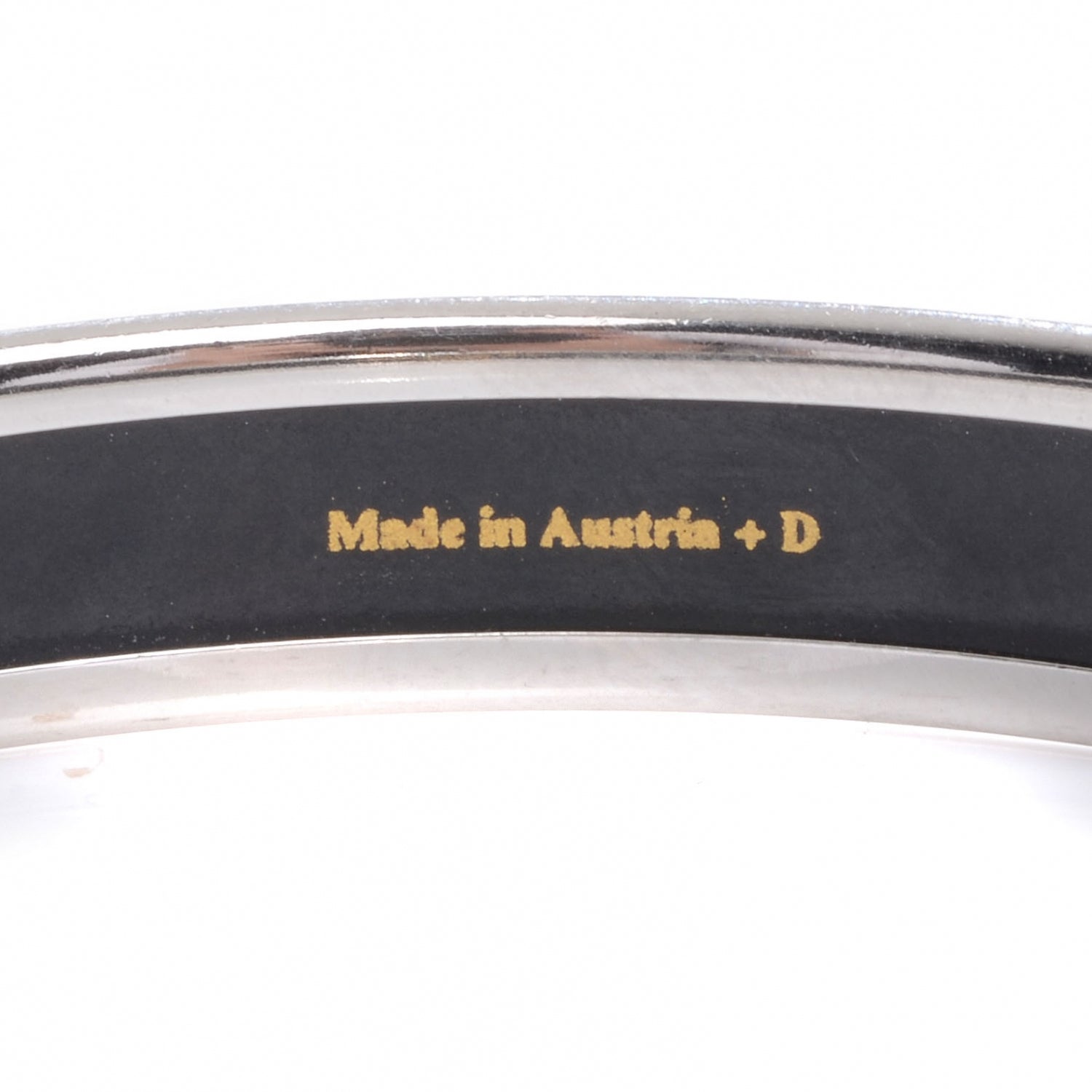Hermes Enamel Narrow Caleche Bracelet 65 Red 4 of 5