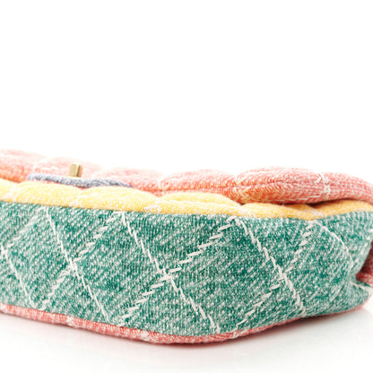 Chanel Jersey Quilted Jumbo Fabrics and Co Flap Multicolor 11 of 12