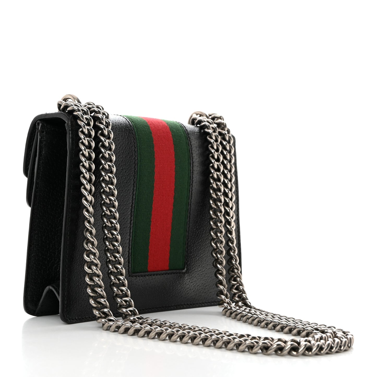 Calfskin Web Mini Dionysus Shoulder Bag Black