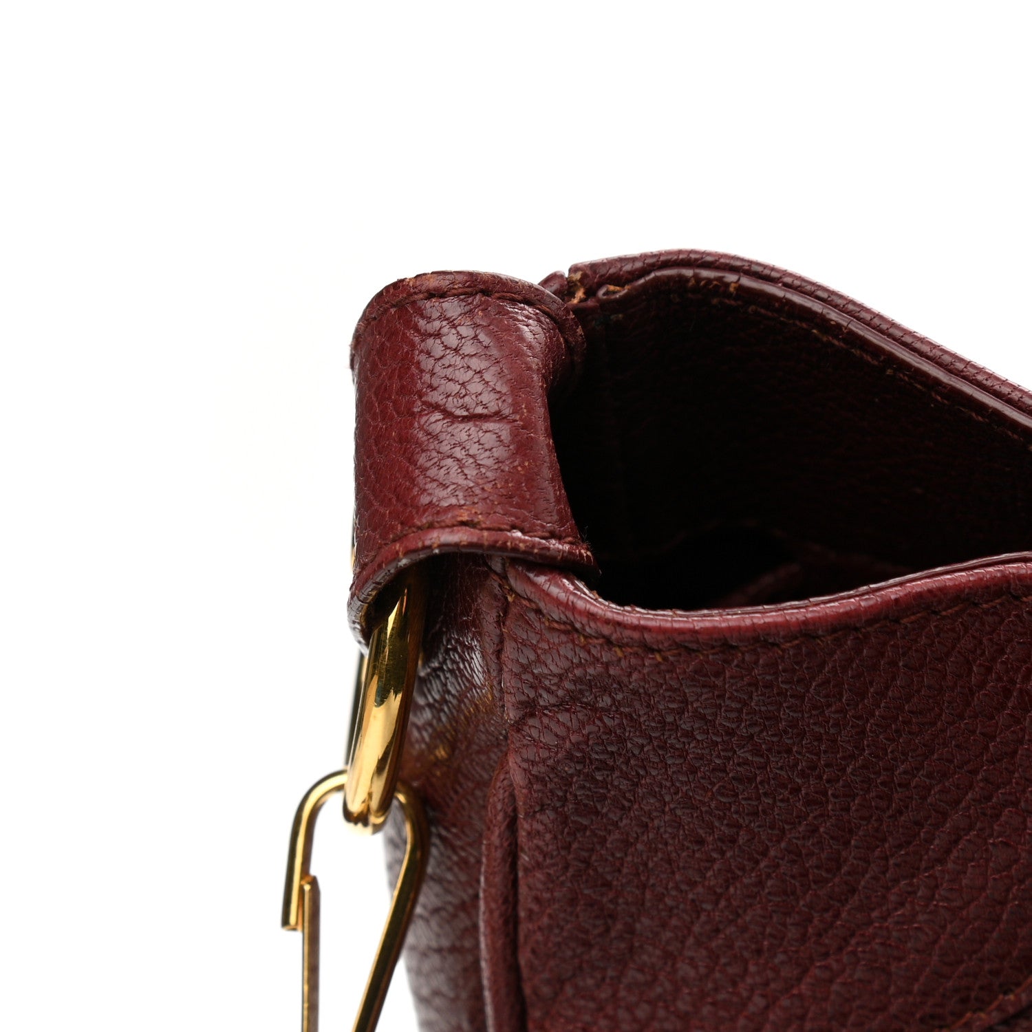 Balenciaga Chevre Gold Metallic Edge Hardware Velo Bordeaux 15 of 15