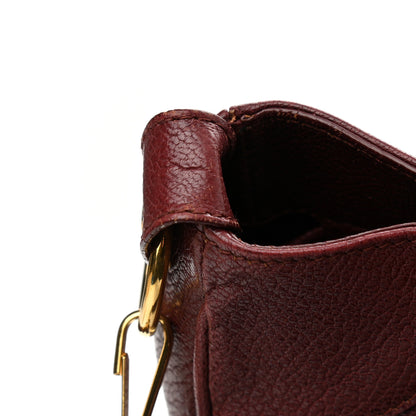 Balenciaga Chevre Gold Metallic Edge Hardware Velo Bordeaux 15 of 15