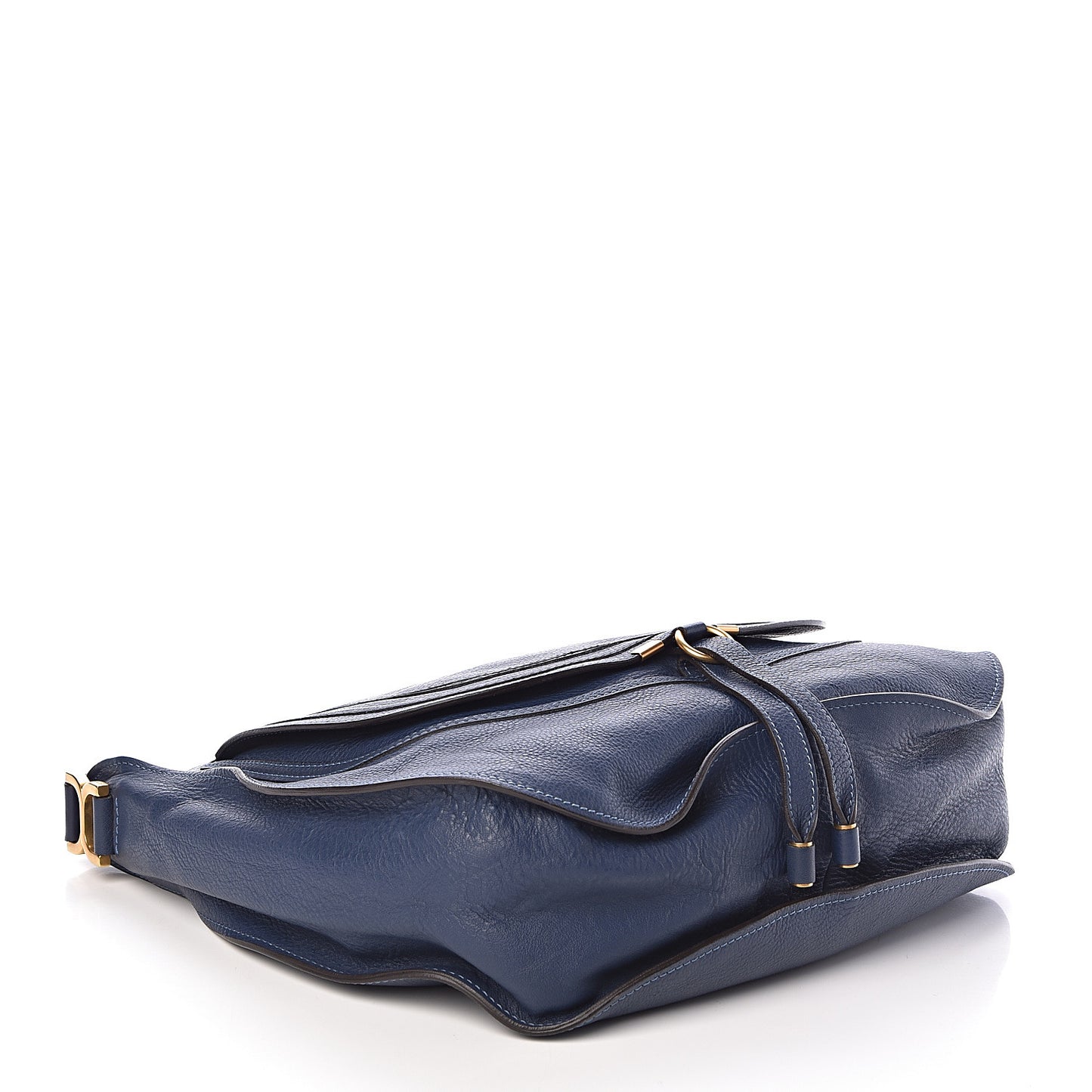 Calfskin Medium Marcie Hobo Scuba Blue