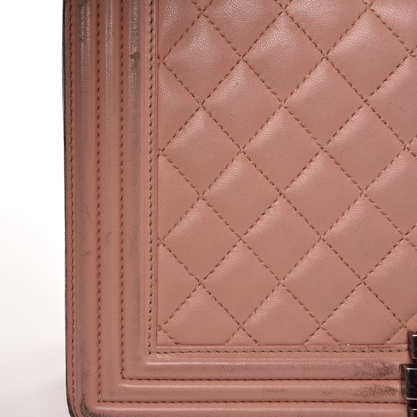Lambskin Quilted New Medium Boy Flap Bag Pink