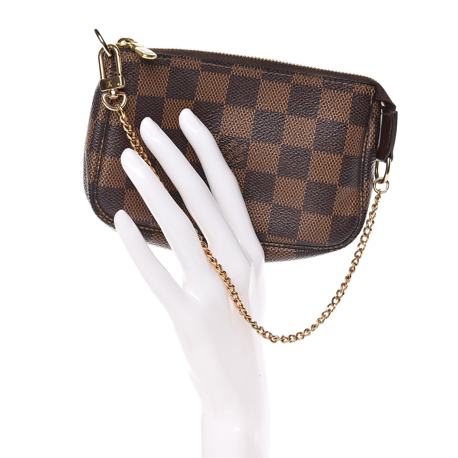 Louis Vuitton Damier Ebene Mini Pochette Accessories 2 of 10