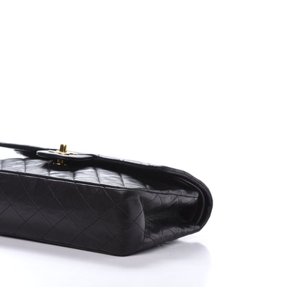 Chanel Lambskin Quilted Medium Double Flap Black 6 of 11
