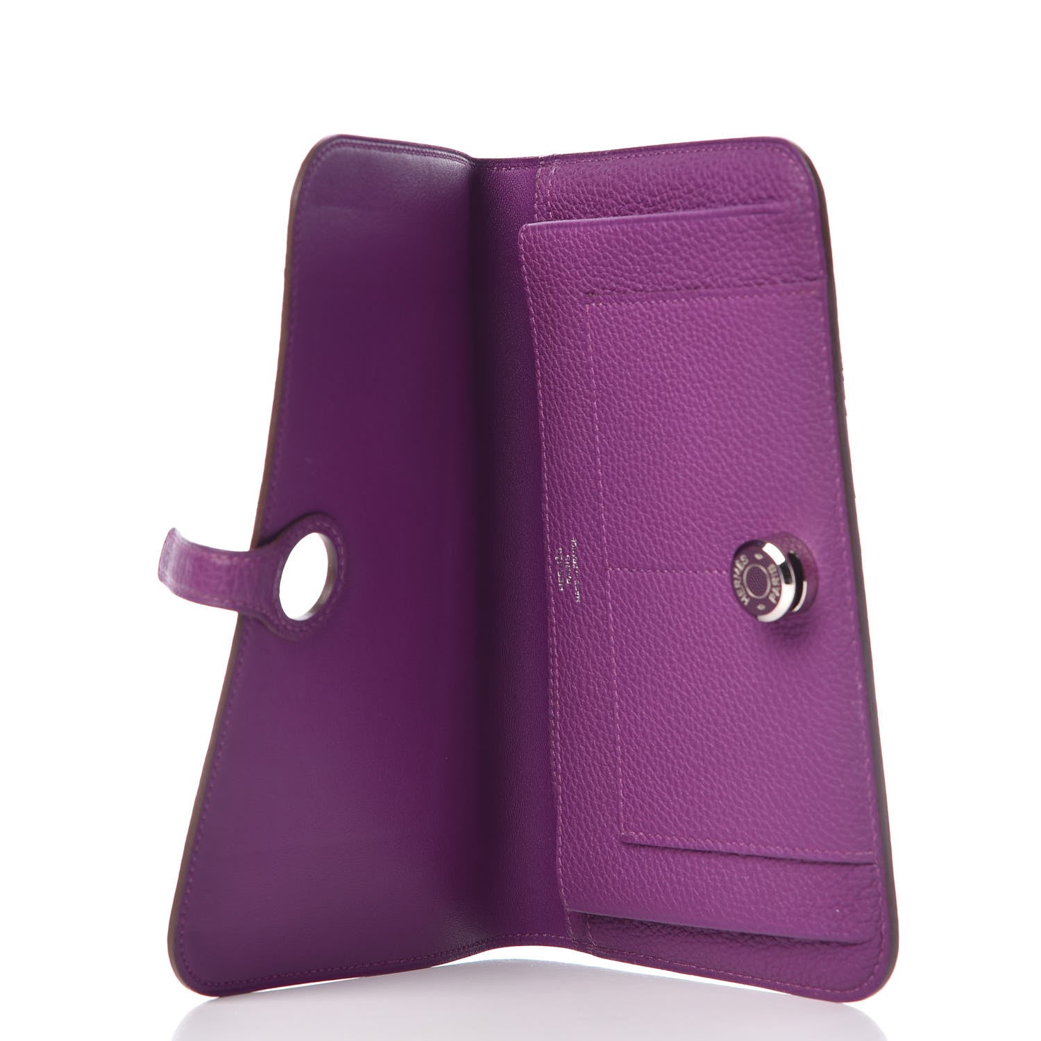 Hermes Togo Dogon Duo Wallet Ultraviolet 5 of 9