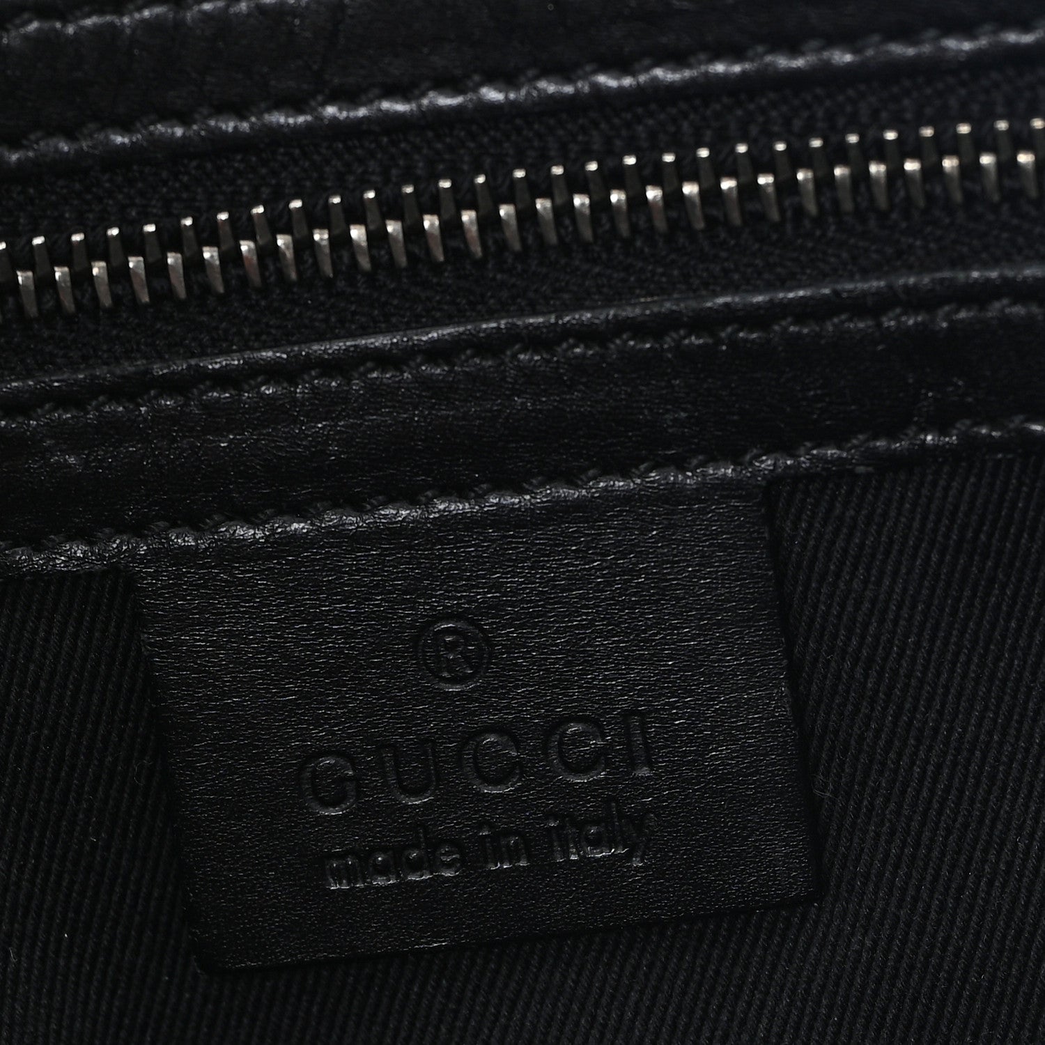 Gucci Monogram Braided Tote Black 6 of 10